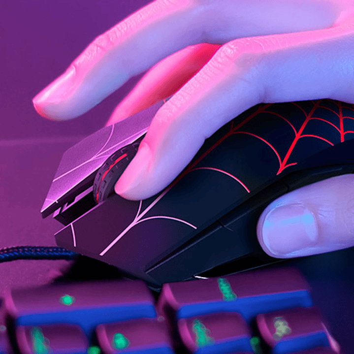 Mouse Gamer Marvel Spider-Man Miles Morales USB Iluminado – Xtech XTM-M520SM 5