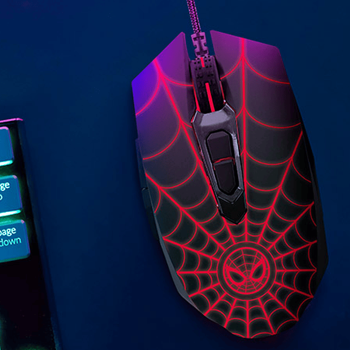 Mouse Gamer Marvel Spider-Man Miles Morales USB Iluminado – Xtech XTM-M520SM 6