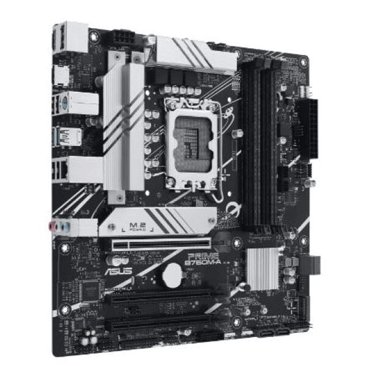Placa Madre ASUS PRIME B760M-A DDR5 | LGA 1700 | Micro-ATX para Intel 12ª y 13ª Gen 4