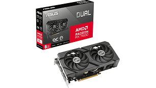 Tarjeta Gráfica ASUS Dual Radeon RX 7600 EVO OC 8GB GDDR6