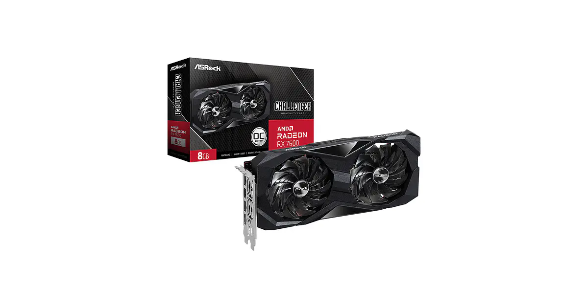 ASRock Radeon RX 7600 Challenger OC 8GB – tarjeta gráfica