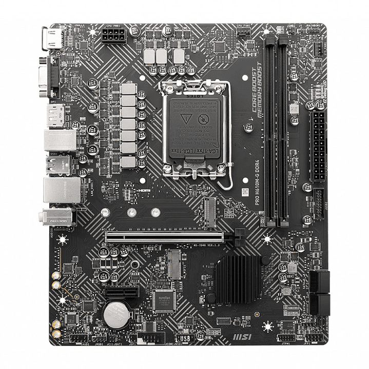 Placa Madre MSI PRO H610M-G DDR5 | LGA 1700 | Micro-ATX Intel 1