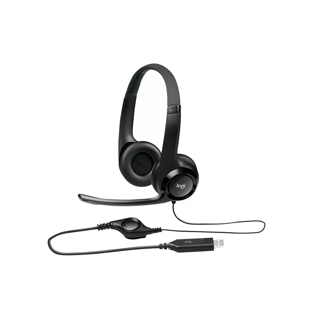 Audífono Logitech H390 USB-C con Micrófono | Diadema | Ideal Oficina y Teletrabajo 1