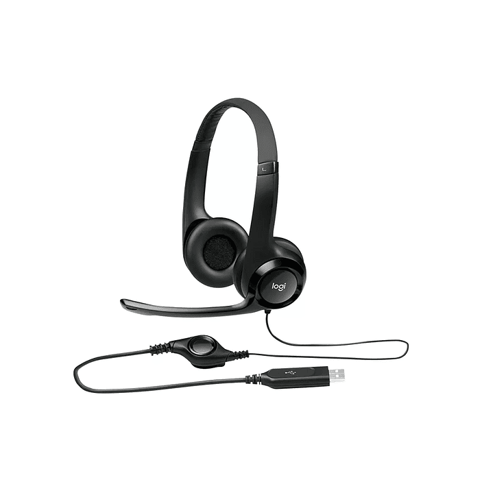 Audífono Logitech H390 USB-C con Micrófono | Diadema | Ideal Oficina y Teletrabajo 1