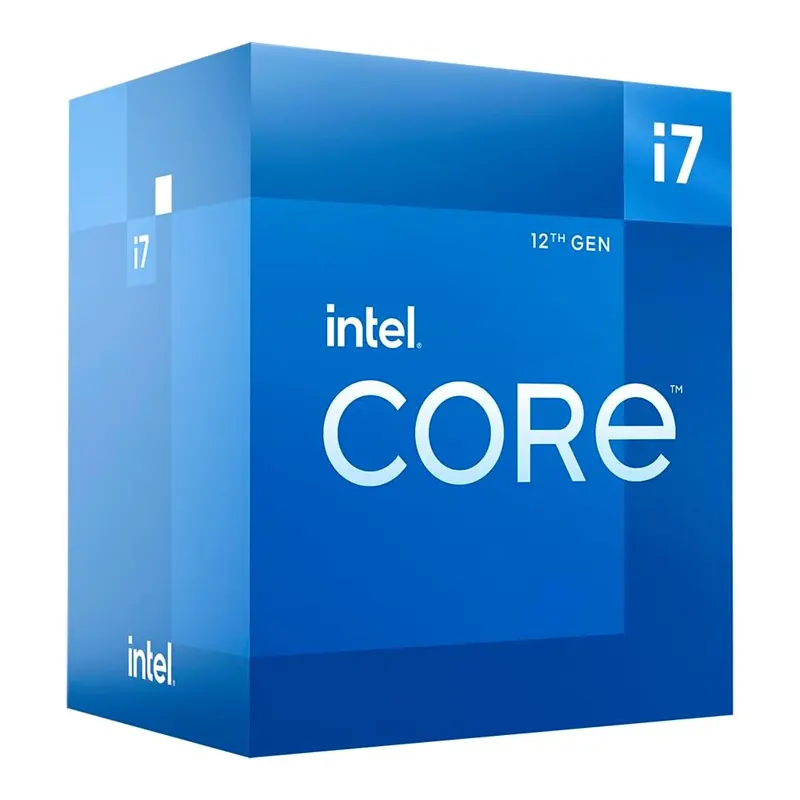 Intel Core i7 12700F - 2.1 GHz - 12 núcleos - 20 hilos - 25 MB caché - LGA1700 Socket - Caja