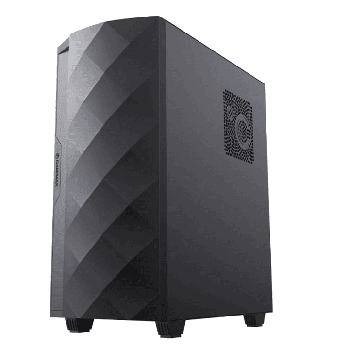 Gabinete GameMax Diamond CP BK ATX | Vidrio Templado Deslizante | ARGB + COC 140mm 3