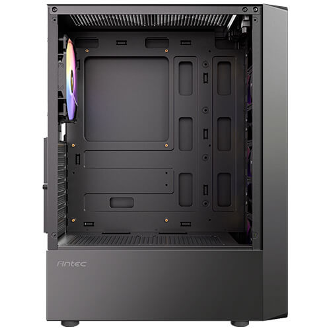 Gabinete Antec AX26 RGB Elite ATX Negro | Vidrio Templado | 4 Ventiladores RGB Incluidos 2