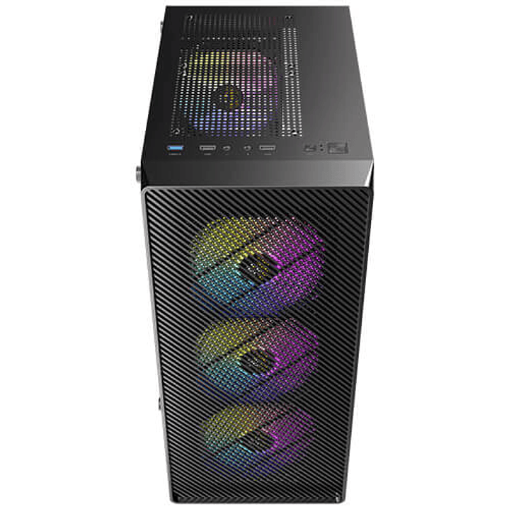 Gabinete Antec AX26 RGB Elite ATX Negro | Vidrio Templado | 4 Ventiladores RGB Incluidos 5