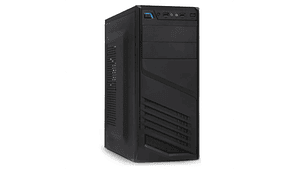 Gabinete Xtech XTQ-200 ATX con Fuente 600W Incluida | Negro | Torre Mediana