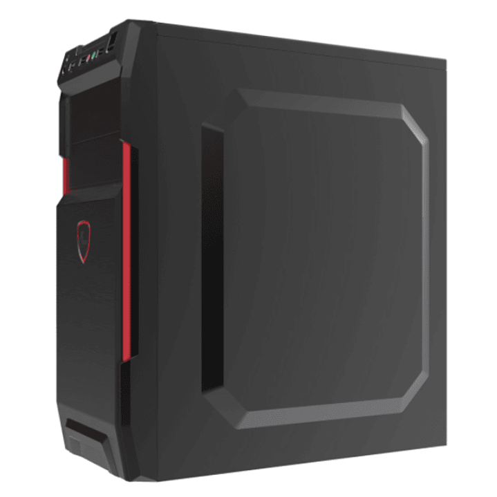 Gabinete Xtech XTQ-214 ATX con Fuente 600W | Negro y Rojo | Torre Mediana 1