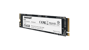 SSD Patriot P300 256GB M.2 NVMe PCIe 3.0 x4 | Hasta 1700MB/s
