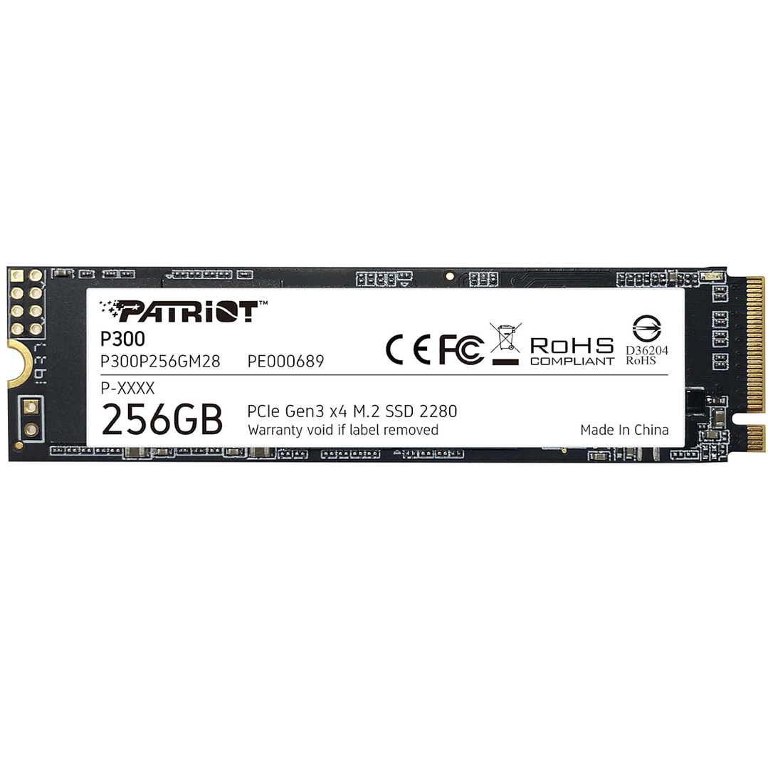 SSD Patriot P300 256GB M.2 NVMe PCIe 3.0 x4 | Hasta 1700MB/s 2