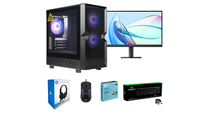 PC Gamer Ryzen 3 3200G + Monitor 22” + Teclado , Mouse Gamer, Audifonos