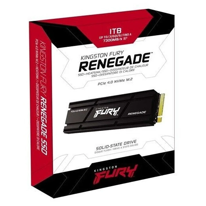 SSD Kingston FURY Renegade 1TB M.2 NVMe PCIe 4.0 | Hasta 7300MB/s 1