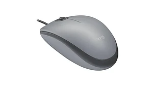 Mouse Logitech M110 Silent Plata Alámbrico USB-A