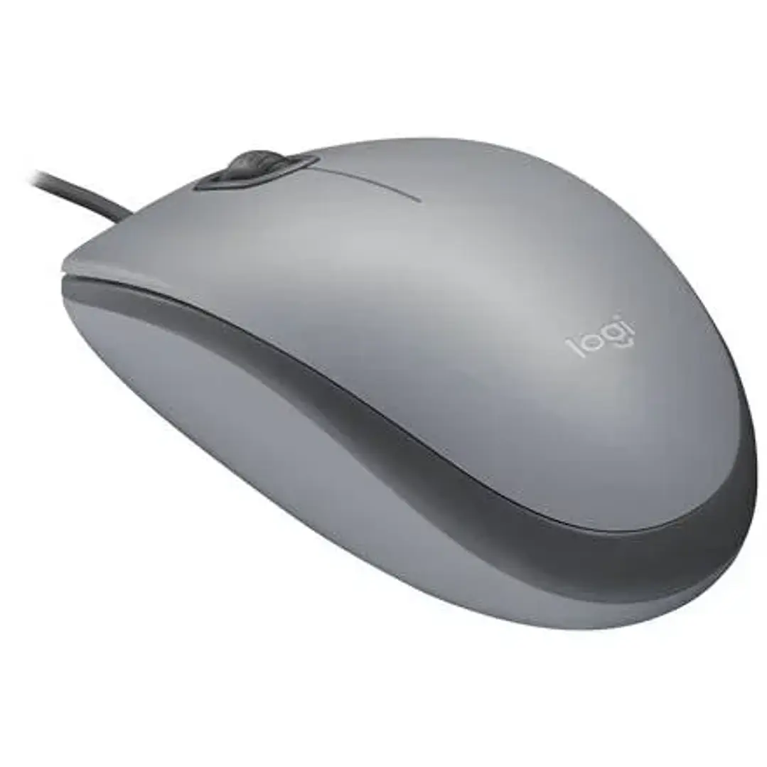 Mouse Logitech M110 Silent Plata Alámbrico USB-A 1