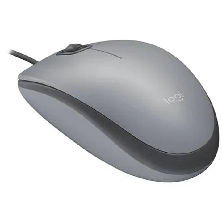 Mouse Logitech M110 Silent Plata Alámbrico USB-A 1