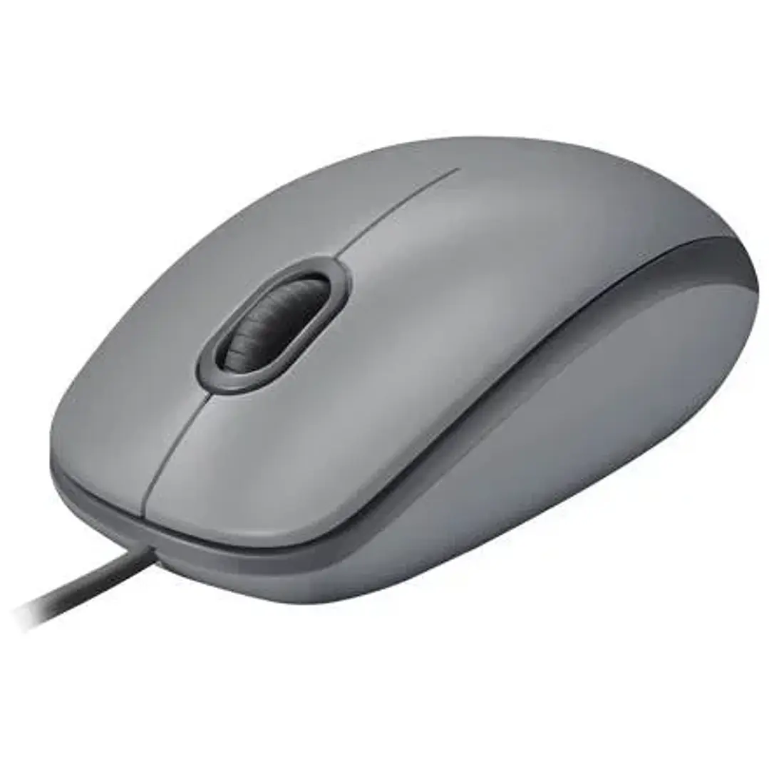 Mouse Logitech M110 Silent Plata Alámbrico USB-A 2