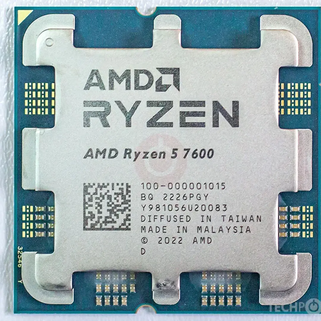 Procesador AMD Ryzen 5 7600 AM5 6 núcleos 12 hilos 2