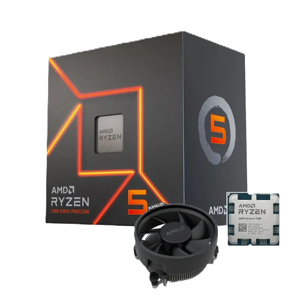 Procesador AMD Ryzen 5 7600 AM5 6 núcleos 12 hilos 1