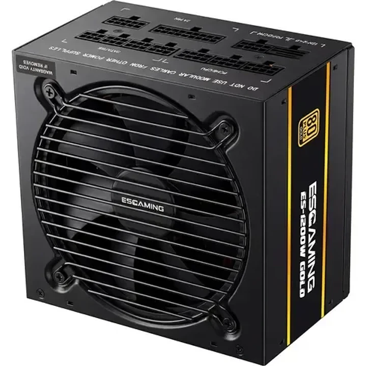 Fuente de Poder ESGAMING ESG-1200W 1200W 80 Plus Gold Modular 2