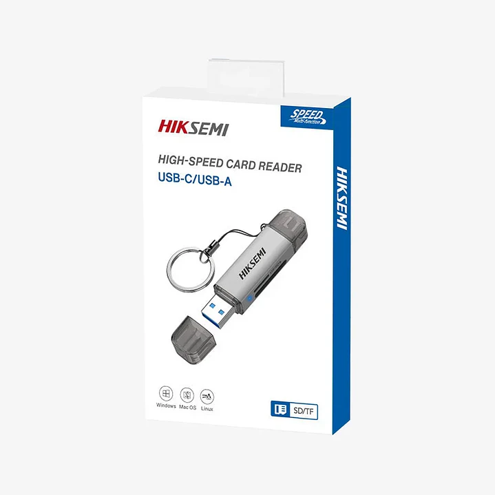 Lector de tarjetas Hiksemi HS-HUB-CR01 USB-C USB 3.0 microSD SD 1
