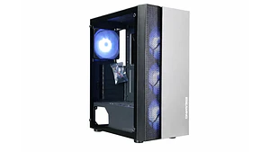 Gabinete EsGaming F05T-BK Mesh ARGB 4 ventiladores Mid-Tower