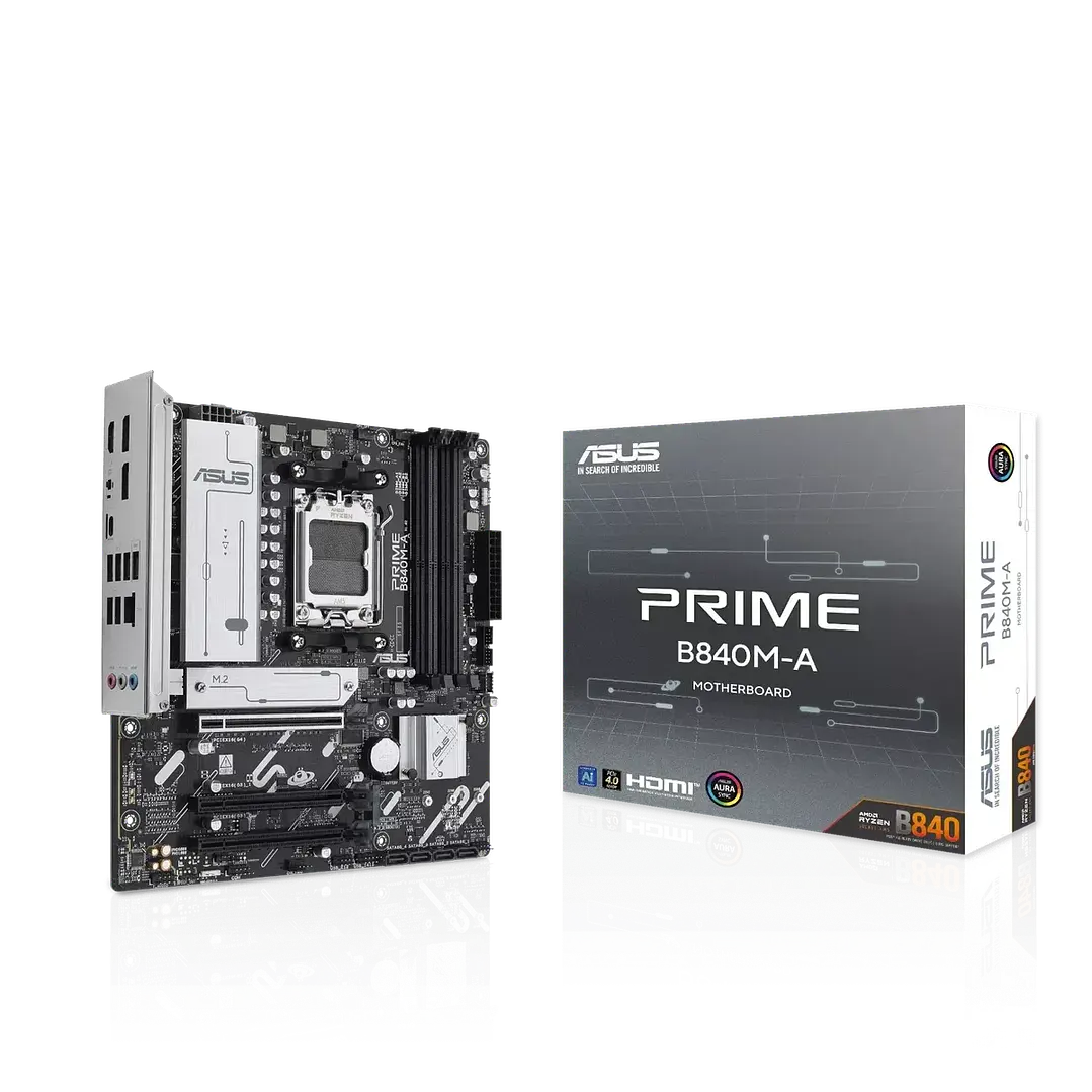Placa Madre ASUS PRIME B840M-A WIFI AM5 B840 DDR5 Wi‑Fi 6E 1
