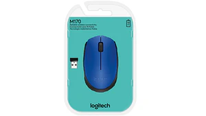 Mouse Logitech M170 Inalámbrico Azul Ambidiestro para Oficina