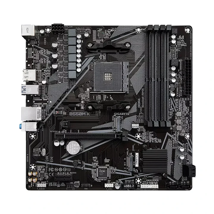 Placa Madre Gigabyte B550M K AM4 B550 DDR4 2