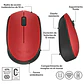 Mouse Logitech M170 Rojo Inalámbrico 3 botones para oficina - Miniatura 2
