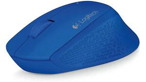 Mouse Logitech M280 Azul Óptico Inalámbrico 2.4 GHz 3 botones