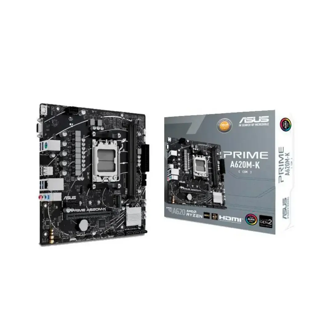 Placa Madre ASUS PRIME A620M-K AM5 A620 DDR5 1