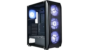 Gabinete ESGAMING Y03-BK Mid Tower Mesh 4 Fan ARGB Vidrio Templado