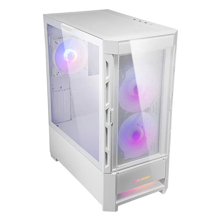 Gabinete Cougar Duoface RGB White ARGB Mid Tower mATX sin fuente 1