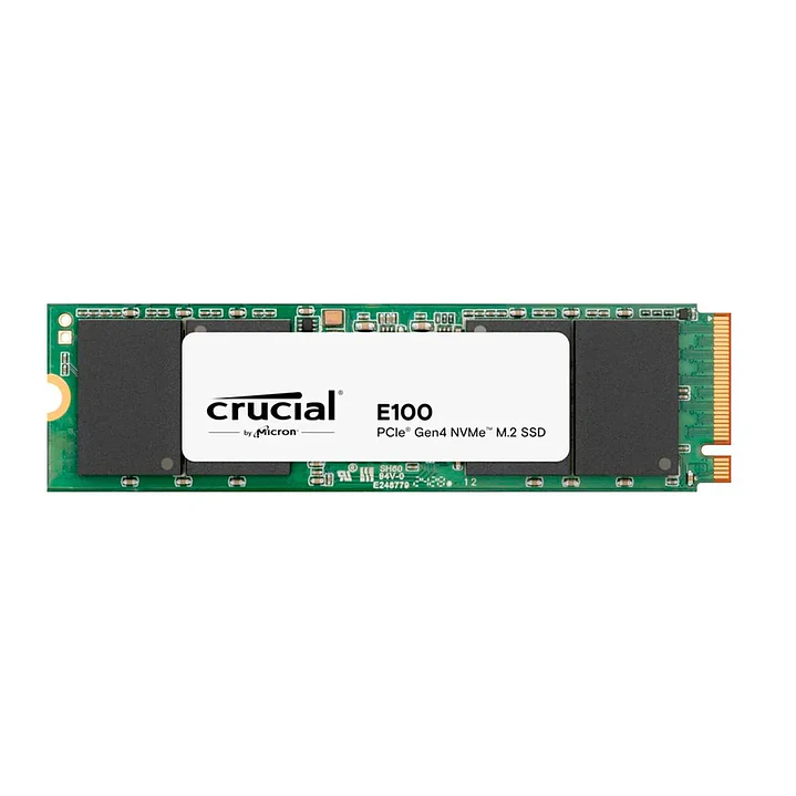 SSD Crucial E100 480GB NVMe M.2 2280 PCIe Gen 4.0 2