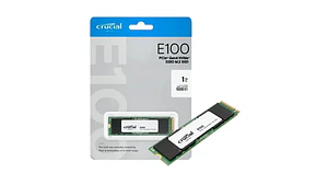 SSD Crucial E100 480GB NVMe M.2 2280 PCIe Gen 4.0