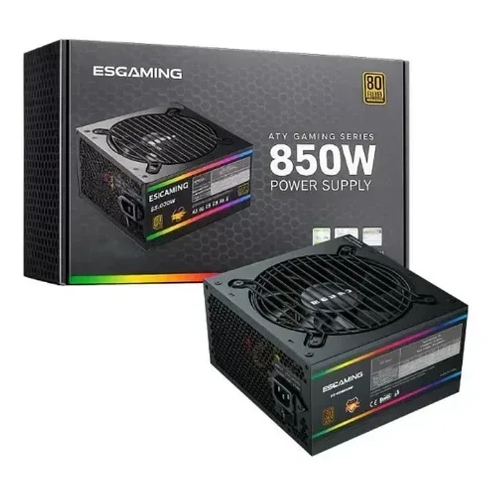Fuente de Poder ESGaming ES-850W 850W 80 Plus Bronze 3