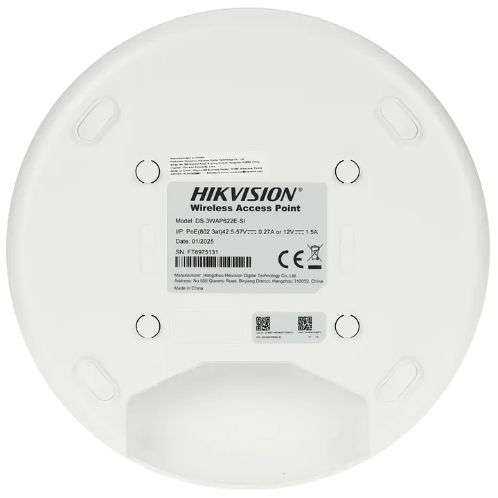 Access Point Hikvision DS-3WAP622E-SI WiFi 6 PoE 2975 Mbps 2