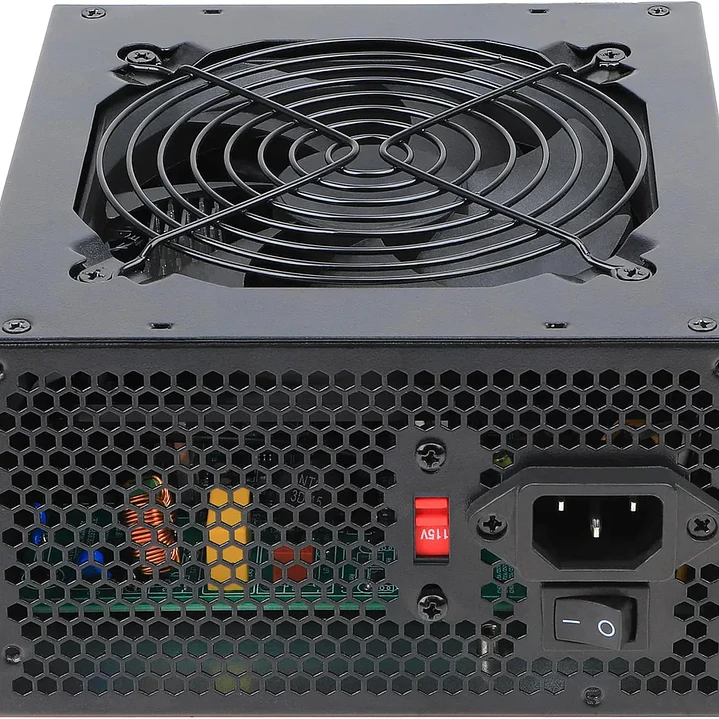 Fuente de Poder ES-Gaming ES-650W 650W Black 12cm Fan 2