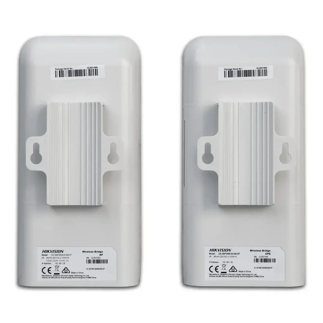 Puente Inalámbrico Hikvision DS-3WF1000-EI-2N 300 Mbps 2.4 GHz exterior 2