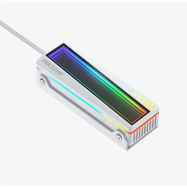 SSD Hiksemi Radiador/Disipador NVMe 3x4/4x4 Blanco RGB 3