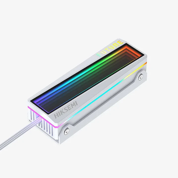 SSD Hiksemi Radiador/Disipador NVMe 3x4/4x4 Blanco RGB 2