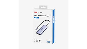 Adaptador multipuerto Hiksemi HS-HUB-DS11 USB-C HDMI VGA RJ45