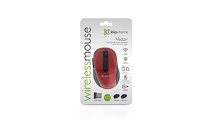 Mouse Klip Xtreme Vector KMW-330RD Inalámbrico 2.4 GHz 6 botones