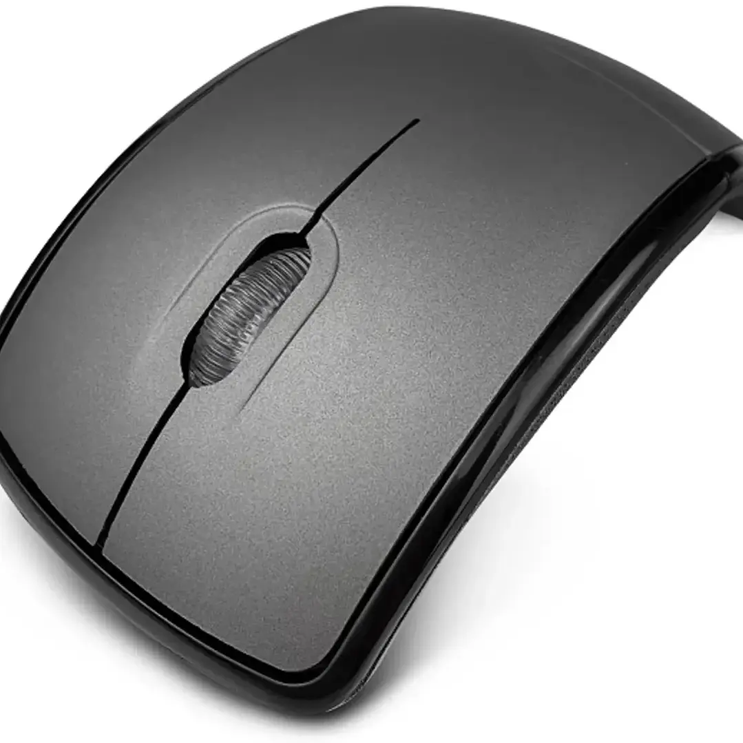 Mouse Klip Xtreme KMW-375GR Óptico Inalámbrico Plegable 1