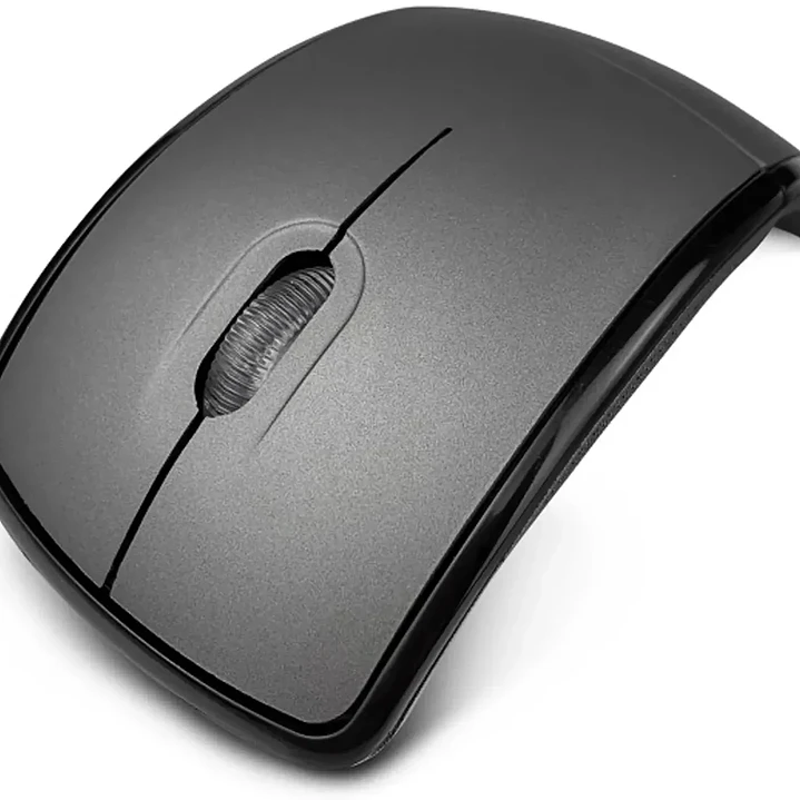 Mouse Klip Xtreme KMW-375GR Óptico Inalámbrico Plegable 1