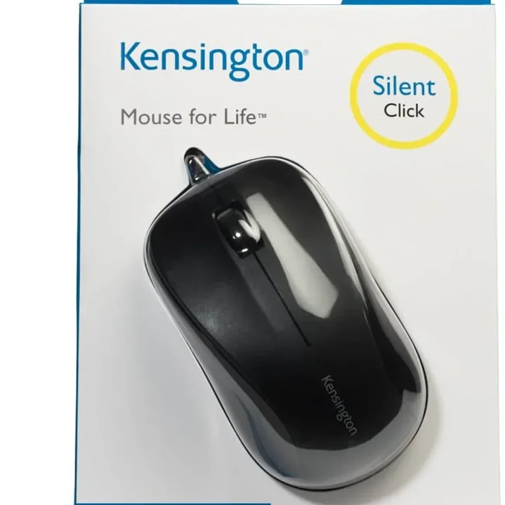 Mouse Kensington K7 USB 3 Botones Óptico Silencioso Negro 1