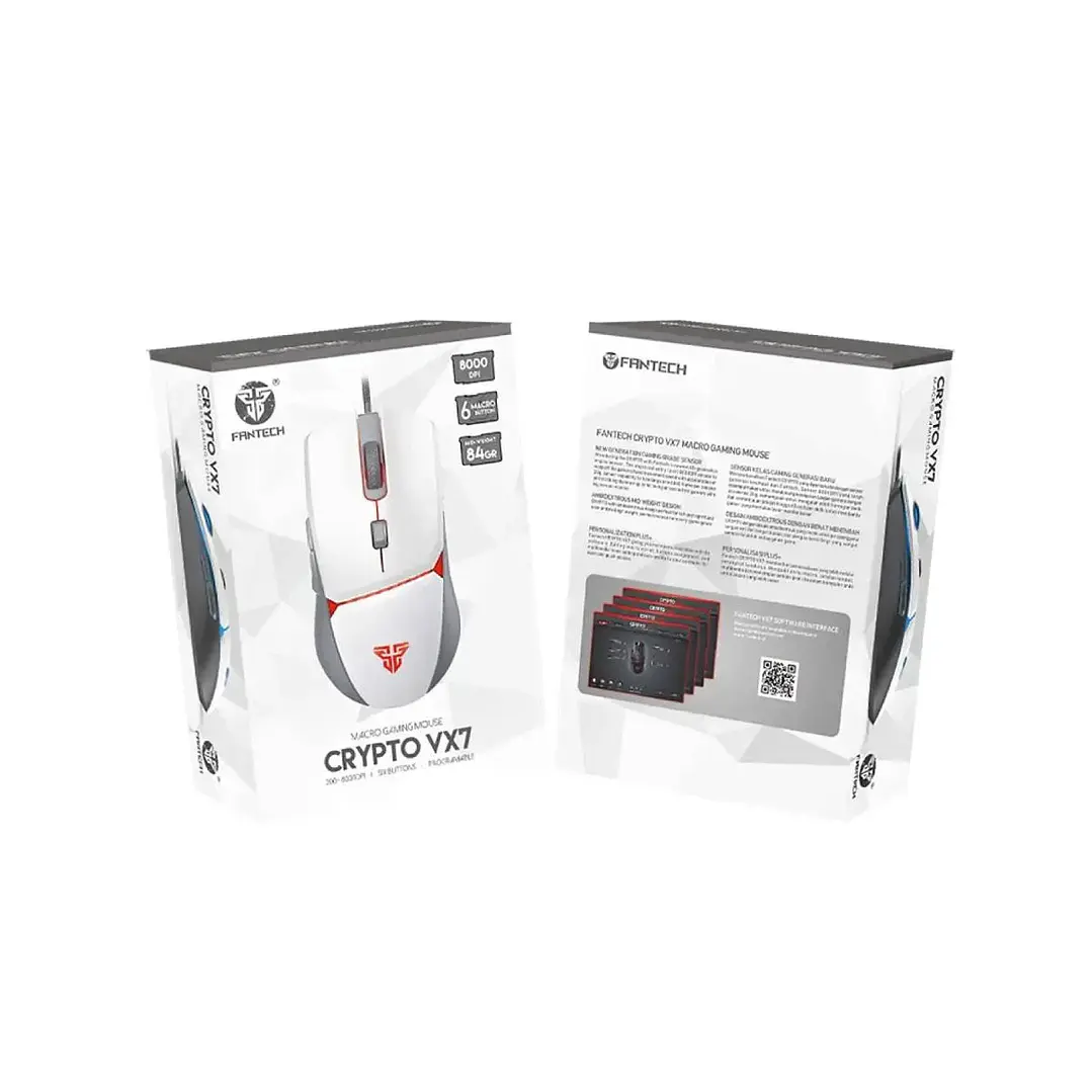 Mouse Fantech CRYPTO VX7 Space 8000 DPI 6 botones 1