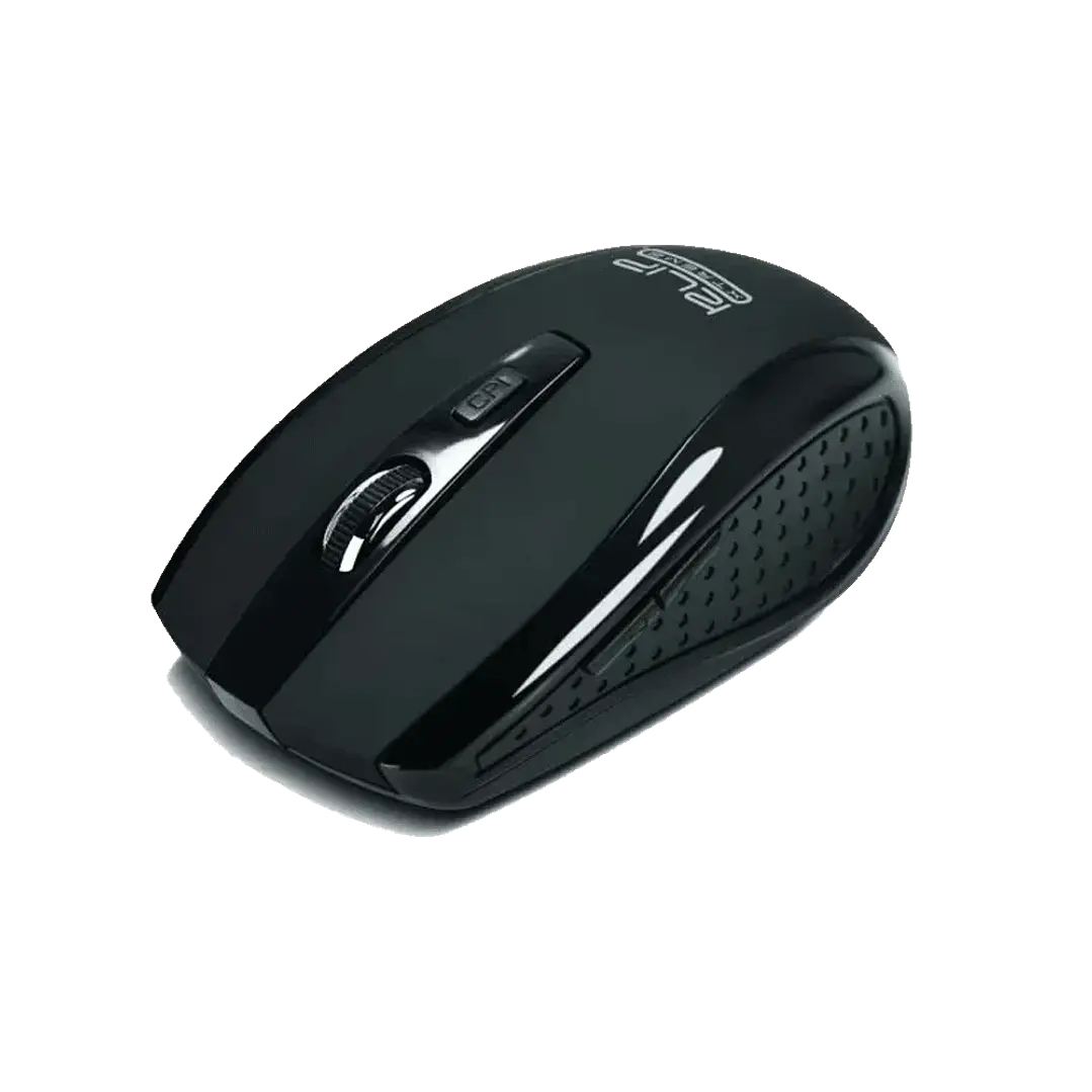 Mouse Klip Xtreme Klever KMW-340BK Inalámbrico 6 botones 2.4 GHz 2